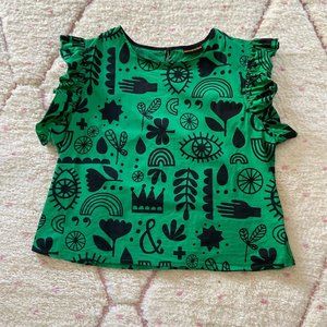 Nooworks Magic Ruffle Top size XXXL